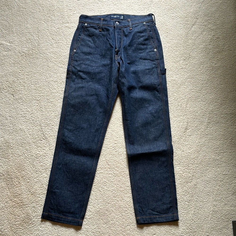 Abercrombie Real Indigo Loose Jean